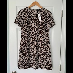 Ann Taylor Leopard Swing Dress